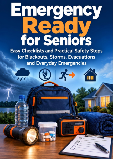 Emergency Ready for Seniors: Easy Checklists and Practical Safety Steps for Blackouts, Storms, Evacuations and Everyday Emergencies
