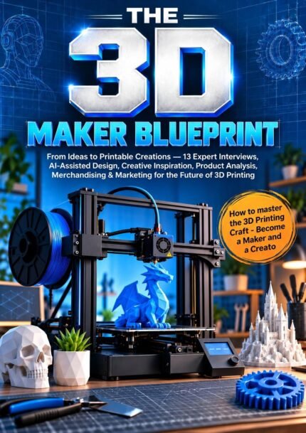 THE 3D MAKER BLUEPRINT： From Ideas to Printable Creations — 13 Expert Interviews, AI-Assisted Design, Creative Inspiration, Product Analysis, Merchandising & Marketing for the Future of 3D Printing